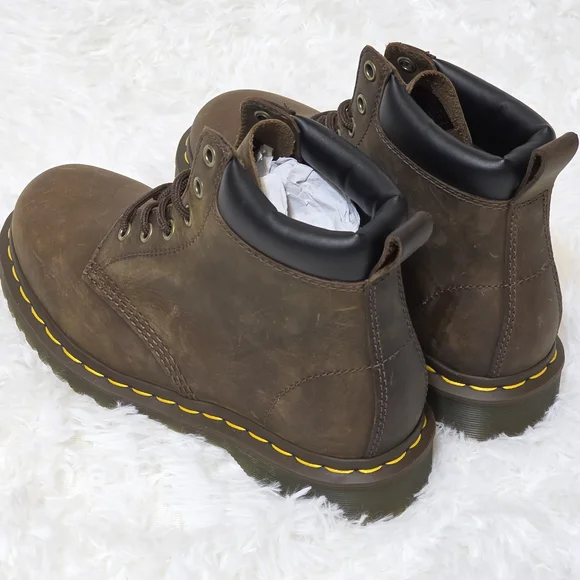 Doc Dr Martens 939 Ben Boot Brown Leather Crazy Horse sz 6M US - Picture 8 of 10